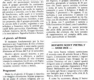 2° anno di attività: un resoconto 